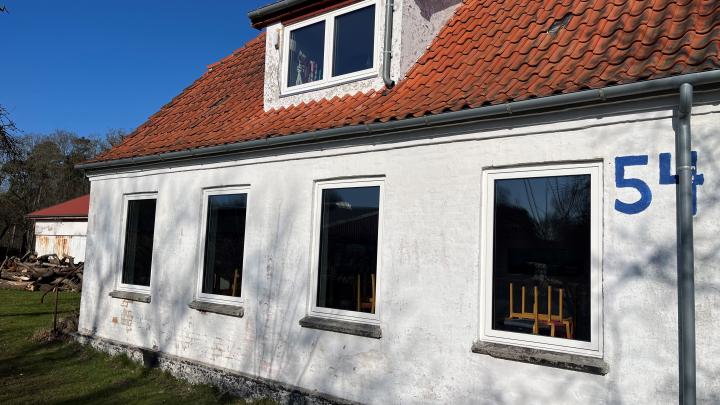 Nye vinduer på spejdergården